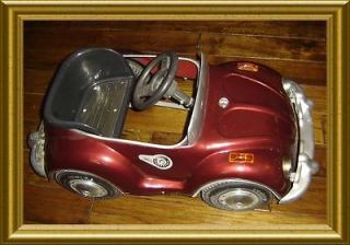  JUNIOR SPORTSTERS CIRCA 1950S LARGE CHILD PEDAL TOY CAR A BEAUTY