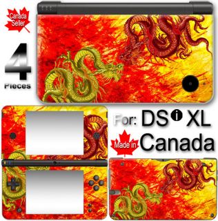 Cool Dragon Arts SKIN COVER DECAL for Nintendo DSi XL