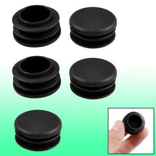Pcs Chair Table Legs 28mm Plastic Caps Round Ribbed Tube Inserts