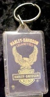 Harley Davidson Cigarettes Key Chain 3 3/8 x 1 3/8  11598