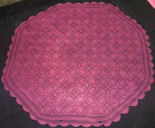 handmade crocheted table cloths