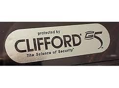 New 2x Clifford G5 Car Alarm Window Stickers. A Must Buy  Super