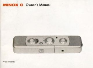 MINOX C INSTRUCTION MANUAL FREE SHIP