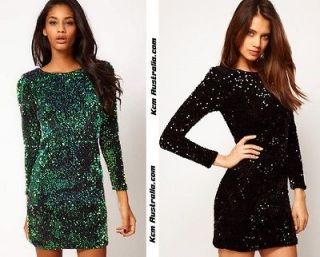 New Women Shiny Sequins Clubbing Dress sexy paty mini dress Nebula
