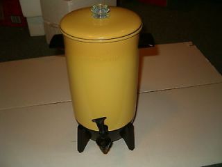 Vintage Mirro Matic 22 Cup Electric Percolator Coffee Pot,