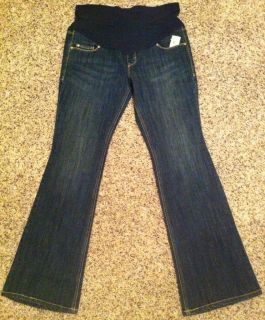 Old Navy Maternity Dark Full Panel Flare Bootcut Jeans 2 4 6 10 14 16