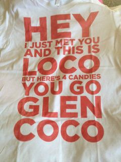 custom made call me maybe glen coco shirt mean girls funny t shirt