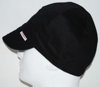 NWT Welding Cap Welders Hat Comeaux Caps Solid Black Reversible 2000