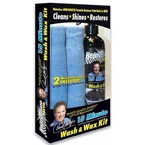 Rejuvenate Auto 15 Minute Wash and Wax Kit w/ Towels Darrell Waltrip