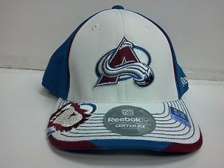 Colorado Avalanche Black Cap with Logo Front NHL CCM 1 Size Fits Most