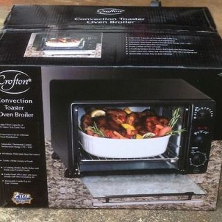 Crofton Convection Toaster Oven Broiler 9615 12 Large .8 Cubic Feet