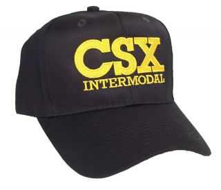 CSX Intermodal Railroad Embroidered Cap Hat #40 6022
