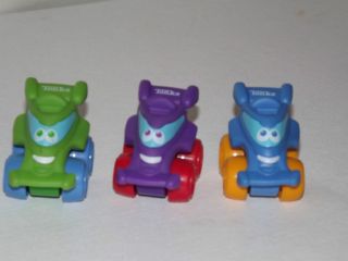 Lot 3 Tonka Smiling Face Cars Race Child Toys Hasbro Collectible