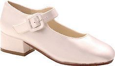 NIB Colorful Creations #730 White Satin Shoes, Dyeable, Flower Girl