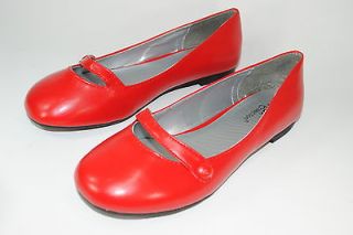 Women`s Wedding Comfy Sweet Ballet Flats Mary Red Shoes Mary