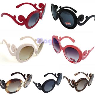 NEW Retro inspired Round Sunglasses Women Butterfly Clouds Arms Semi