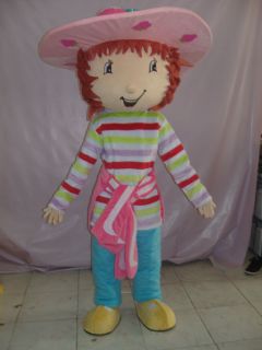 New Strawberry Shortcake Mascot Costume Fancy Dress Birthday Party