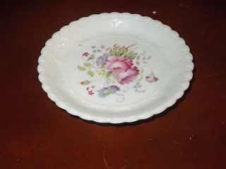 Coalport Bone China England Desert Plate Pink Flowers Vintage