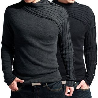 Unique Style~Warm Men’s Fashion Cotton Knit Sweater 2Color+4Sz,Pre