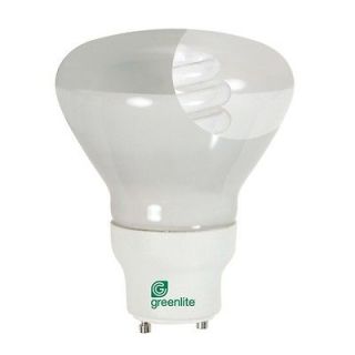 GU24 R30 Cover CFL Lamp Compact Fluorescent Light 15W/50K Spiral Bulb