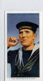 11 The Boatswains Pipe   Military Customs & Traditions R Card