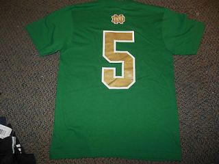 Fighting Irish Green Adidas Adult Manti Teo # JERSEY SHIRT BCS LOGO