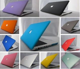 11 Color Rubberized Hard Case Cover For Macbook PRO 13 & 15 Laptop