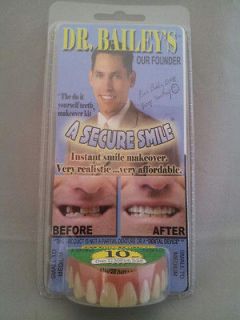 DEFECT perfect secure smile fake Cosmetic TEETH LARGE