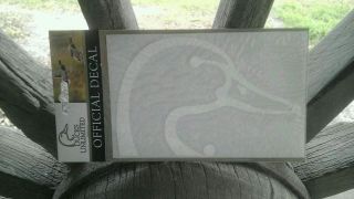 DUCKS UNLIMITED (OFFICIAL) DECAL   White