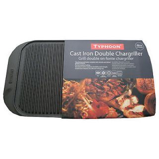 TYPHOON SOLUTIONS CAST IRON LARGE REVERSIBLE GRILL PLATE