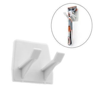 Razor Hanger Shower Bath Wall Hooks Stick On Organizer Caddy White