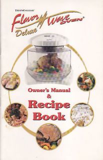 Flavor Wave Oven Owners Manual on CD ROM PDF Thane