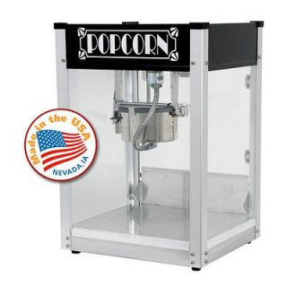 Gatsby Popcorn Machine Black Concession Snack Bar Merchandiser 1104520
