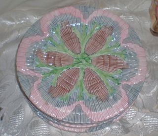 MAJOLICA 8.5 SCHELL AND SEAWEED DECORATIVE PLATE (SALE FOR 1 PLATE)