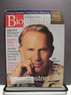 Biography Magazine September 1999 Kevin Costner