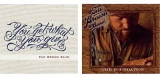 Zac Brown Band Collection 2 CD set both their #1 albums