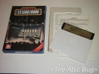 Commodore C64 DISK ~ Jeopardy Official T.V. Game Show by Share Data