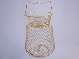 Newly listed Fish Basket Foldable Lobster Crawfish Crab Trap Hoop Net
