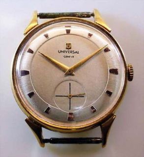 GENEVE 18K SOLID GOLD MENS WATCH
