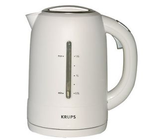 Krups FLF2 J21   Cordless Electric 54 Ounce Water Kettle, White
