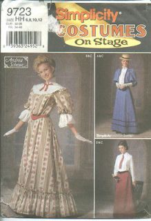 9723 sewing pattern COSTUME Gibson Girl Mary Poppins Fair Lady sizes