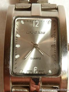 Preowned Silvertone Watch by Cote dAzur