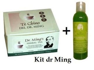 TE CHINO DEL DR MING + 1 GEL REDUCTOR DR MING KIT DR MING sauna