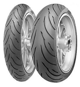 NEW CONTINENTAL CONTI MOTION MOTORCYCLE TIRE SET 120/70 17 & 190/50 17