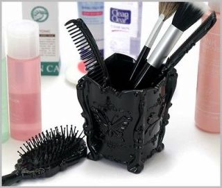 Comb brush Holder Antique Make Up tools Vintage Beauty Table Stand
