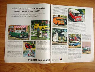 1963 IH International Harvester Trucks Ad Pickup & Travelall Wagon