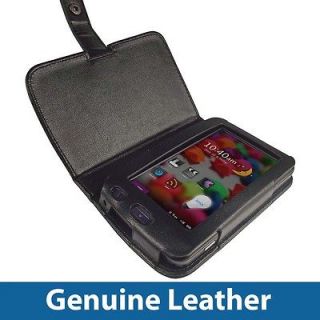 Black Genuine Leather Case for Cowon X7  Player Cover Holder