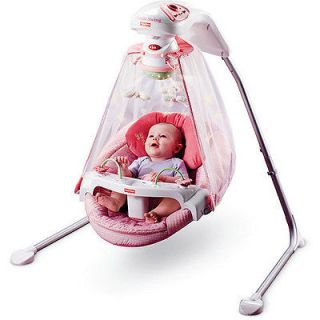 NEW FISHER PRICE BUTTERFLY GARDEN PAPASAN CRADLE SWING