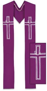 Crown Of Thorns Clergy Stole Embroidered