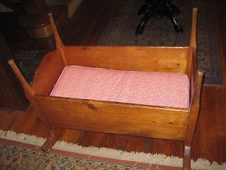 Antique Pine Baby/Doll Cradle Early 1800s
